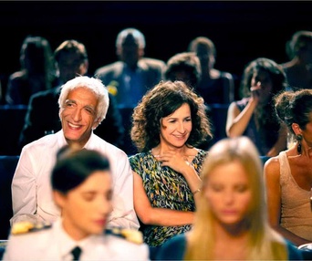 Une scène du film Bienvenue à bord