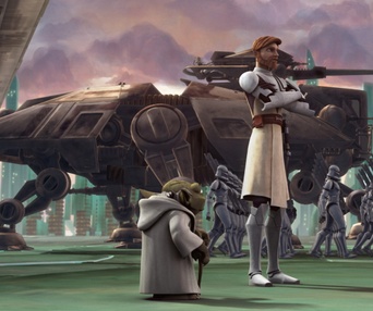 Scène du film Star Wars: The Clone Wars