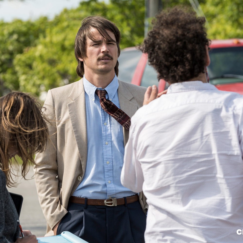Sur le plateau du film Gut Instinct