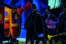 Scène du film Les trois brigands Scène du film Les trois brigands