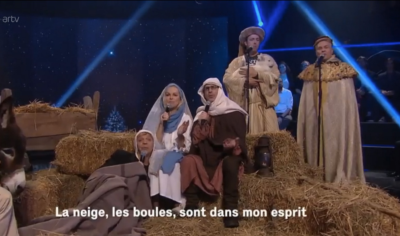 Une crèche vivante pour Marc Labrèche et les anciens de La fin du monde