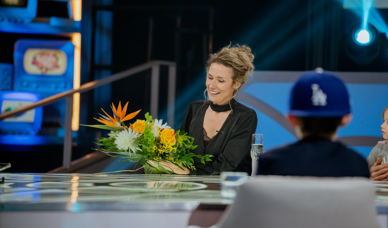 Les enfants d'Édith Cochrane et Emmanuel Bilodeau charment les fans des Enfants de la télé