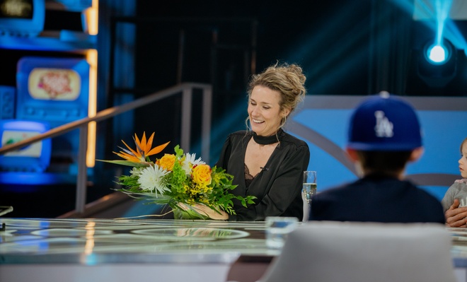 Les enfants d'Édith Cochrane et Emmanuel Bilodeau charment les fans des Enfants de la télé