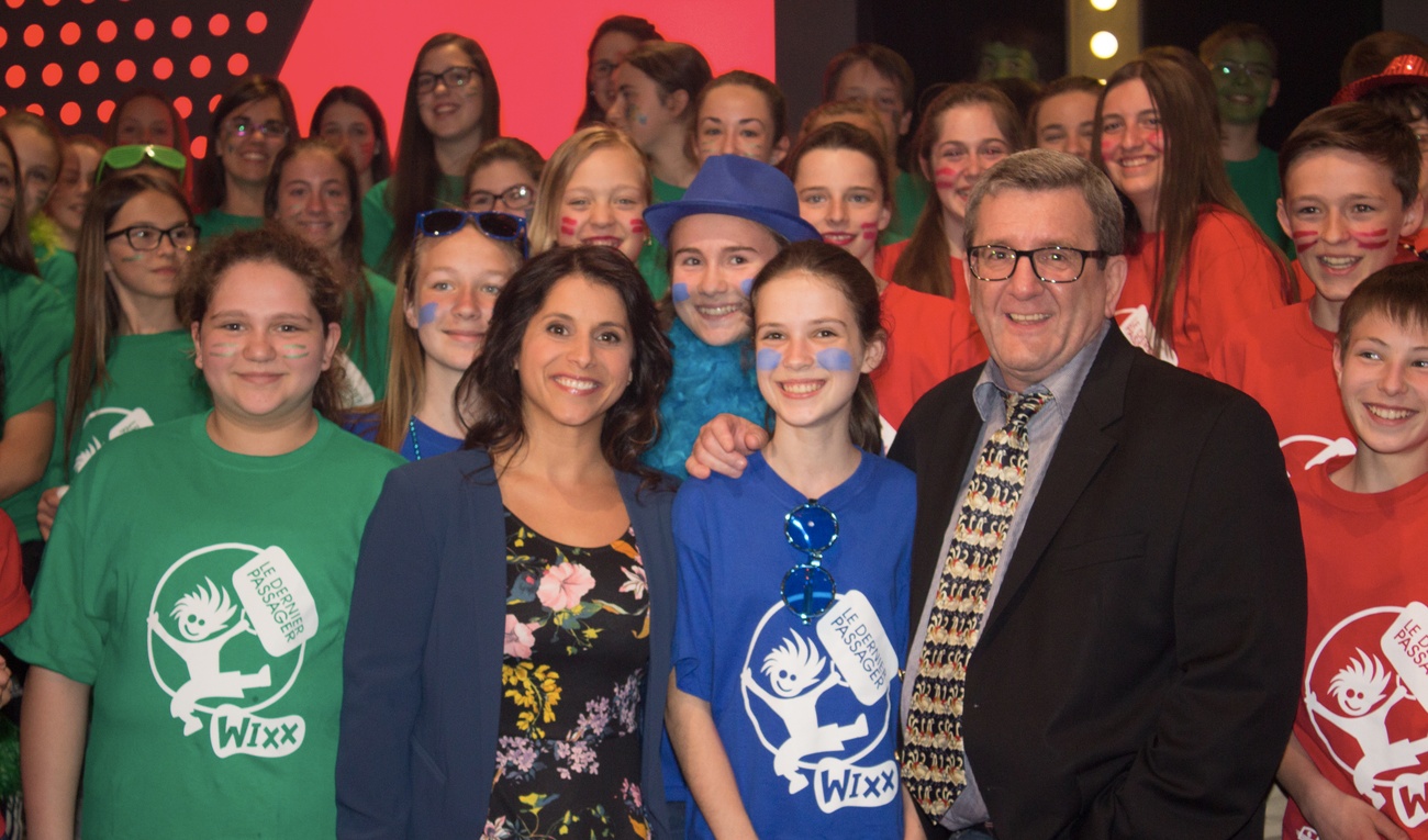 Le dernier passager avec Anaïs Favron en tournage dans la ville de Québec