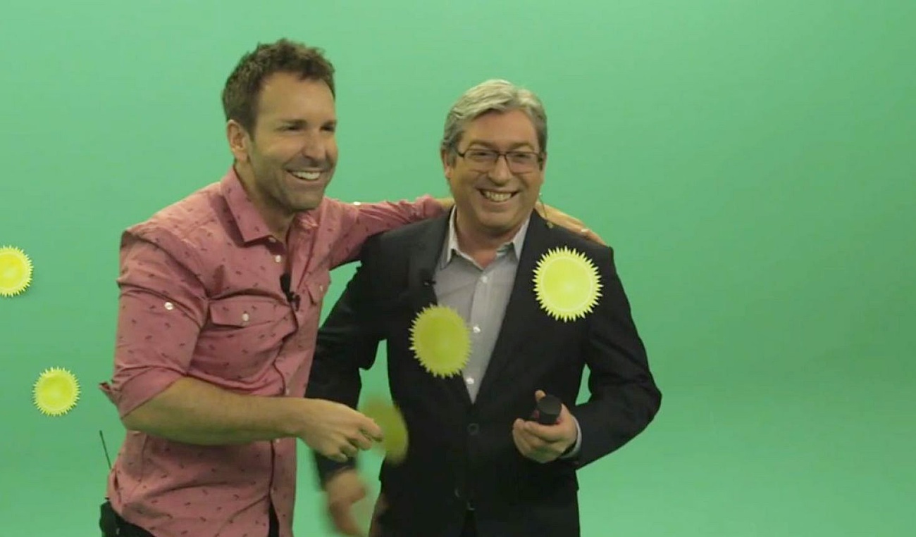 Éric Salvail interrompt un bulletin météo
