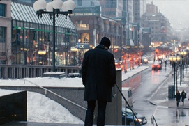 Une scène du film Après la neige
