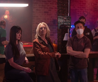 Une scène du film Halloween Ends