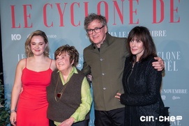 Tapis rouge du film Le cyclone de Noël