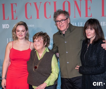 Tapis rouge du film Le cyclone de Noël
