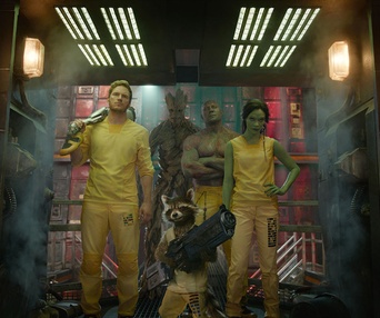Une scène du film Guardians of the Galaxy