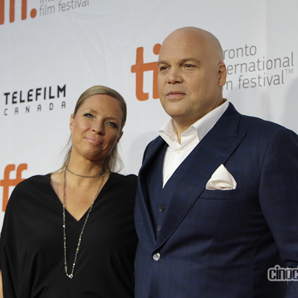 Sur le tapis rouge du film The Judge au TIFF