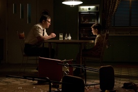 Une scène du film Suburbicon Une scène du film Suburbicon