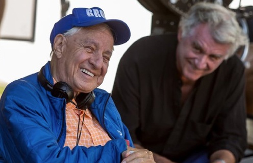 Garry Marshall sur le plateau de Mother's Day