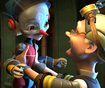 Scène du film Pinocchio 3000