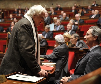 Une scène du film Quai d'Orsay