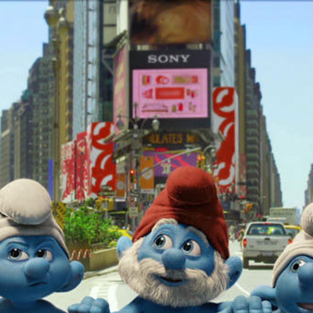 Une scène du film The Smurfs
