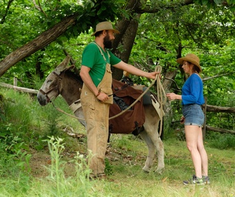 Une scène du film Antoinette dans les Cévennes