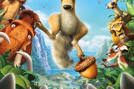 Affiche du film L'ère de glace : L'aube des dinosaures Affiche du film L'ère de glace : L'aube des dinosaures