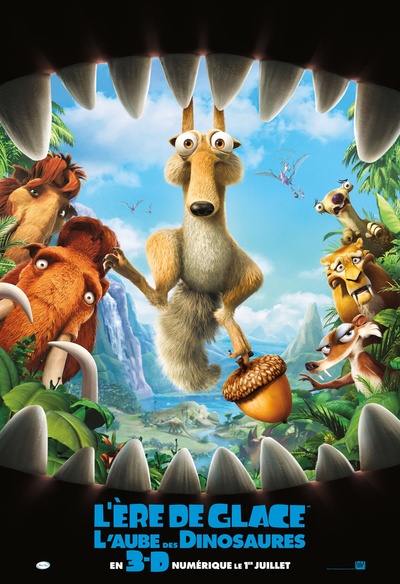 Affiche du film L'ère de glace : L'aube des dinosaures