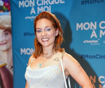 Sur le tapis rouge du film Mon cirque à moi