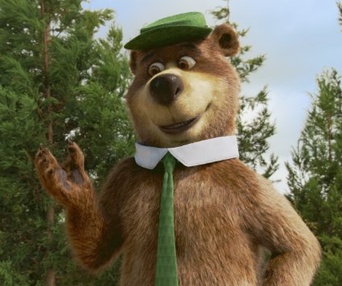 Une scène du film Yogi Bear
