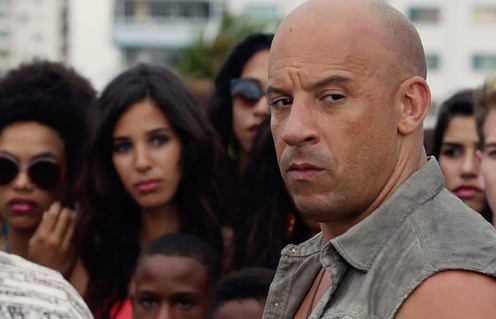 Une scène du film The Fate of the Furious