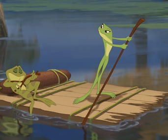Scène du film The Princess and the Frog