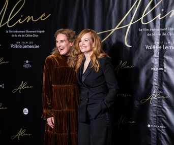 Tapis rouge du film Aline