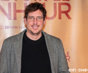 Sur le plateau du film Au revoir le bonheur