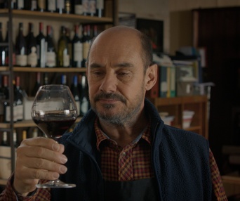Une scène du film La dégustation