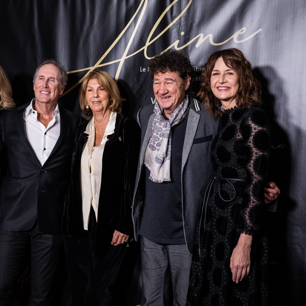 Tapis rouge du film Aline