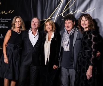 Tapis rouge du film Aline
