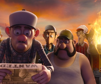 Une scène du film La grande cavale