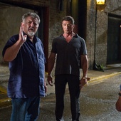 Sur le plateau du film <em>Bullet to the Head</em>