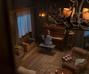 Une scène du film The Strangers: Chapter 1