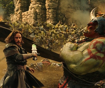 Une scène du film Warcraft