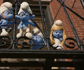 Une scène du film The Smurfs