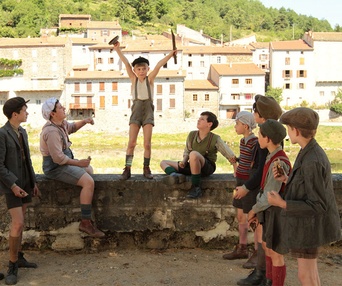 Une scène du film La nouvelle guerre des boutons