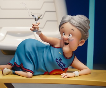Une scène du film Space Jam: A New Legacy