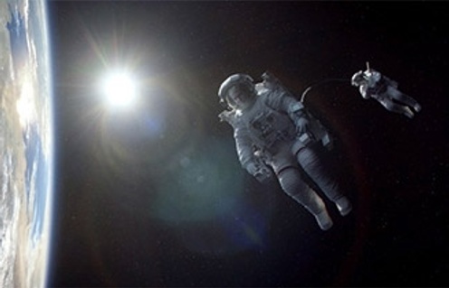 Une scène du film Gravity