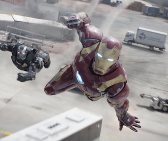Une scène du film Captain America: Civil War