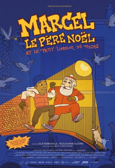 Marcel le père Noël et le petit livreur de pizzas