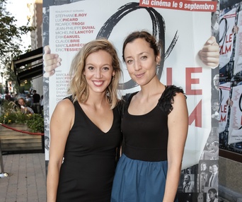 Sur le tapis rouge du film 9 le film