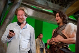 Sur le plateau du film John Carter