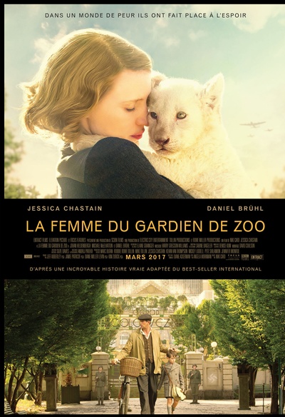 Affiche du film La femme du gardien de zoo