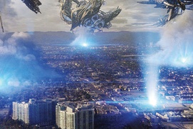 Une scène du film Skyline
