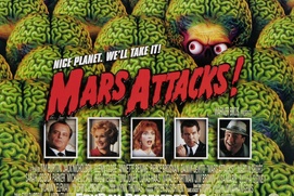 Affiche du film Mars Attacks!