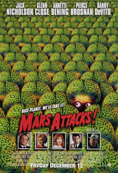 Affiche du film Mars Attacks!