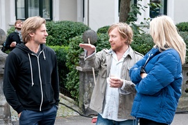 Sur le plateau du film Headhunters Sur le plateau du film Headhunters