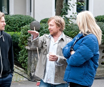 Sur le plateau du film Headhunters